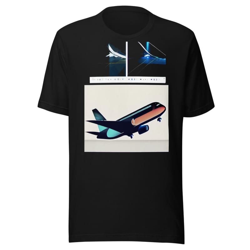 Airbus Studio — black front — Tshirt Maison