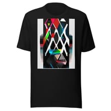Damien Girard Letter — black front — Tshirt Maison